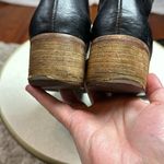 Kork-Ease Kirk-Ease Mindo Stacked Heel 7M Black Leather Pull-on Ankle Boots Booties Photo 4