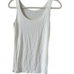 Uniqlo White Fitted Sleeveless Tank Top Photo 1