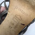 Bebe Metallic Silver Strappy Heeled Sandal Size 9 Photo 93