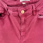 Warp and Weft JFK New York City Skinny Jeans Sangria Red Size 16 x 26 Photo 2