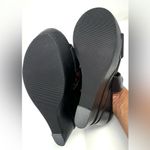 Diane Von Furstenberg  Opal Black Wedge Womens Sandals Size 8.5 Like New Cond. Photo 8