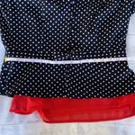 Miss Dorby Polka Dot Vintage Jacket with Bow White Size 8 Photo 8