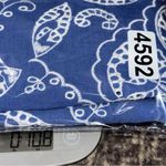 Sézane Sezane NWT Women’s Size 6 Blue Ecru Embroidered Sylvette Tie Back Midi Dress Photo 12