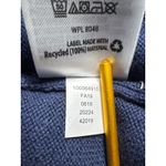 Karen Scott  Navy Blue Cotton Blend Tunic Sweater Plus Size XL Contrast Trim Photo 5