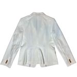 Banana Republic Tailored White Blazer Bi-Stretch Jacket 8 Vanilla Girl Preppy Photo 7