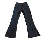 frame denim Frame Le Crop Mini Boot Jeans Herring Black Wash Denim Stretch Size 28 Women's Photo 8