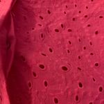 Calypso St. Barth  Eyelet Button Down Blouse | Pink | 3X Photo 2