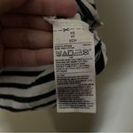 Old Navy Navy Blue and White Stripe Hey Friend Short Sleeve Graphic Shirt Photo 4