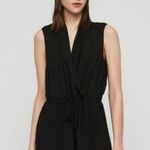 ALLSAINTS  Black Cassie Sleeveless Playsuit/Romper Photo 1