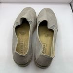 Fabiolas Women's Espadrilles grey suede platform flats size 38 US 7.5 Photo 4