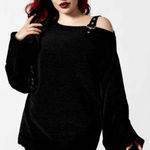 KILLSTAR  Miss-Teca Knit Sweater Grunge Streetwear Funk  Emo‎ Witchy Core Medium Photo 0