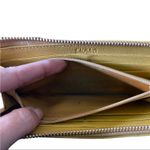 Furla Leather Yellow Zip Zippy Accordion Wallet EUC Photo 6