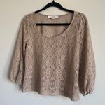 Xxi Lace Scoop Neck Blouse Photo 1