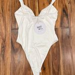 Princess Polly  Peyton Bodysuit White NWT Size 4 Photo 14