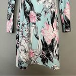 Nike Hyper Dress Femme Long Sleeve Floral Printed Size Medium Topaz Mist Sporty Photo 5
