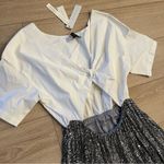 Anthropologie NWT  Delfi Collective Sequin Twofer Midi Dress Size L Photo 2