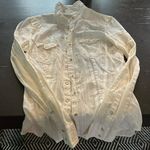 Guess size small long sleeve lace with pearl snap down. GUC. Photo 0