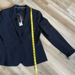 Banana Republic Classic fit Italian Wool Blend Blazer Black Womens size 2 NWT Photo 7