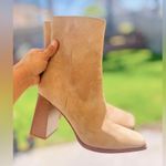 Sam Edelman  Ivette Sesame Suede Block Heel Booties I3314L2250 size 9 Photo 1