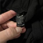 SheIn Paper bag waist with tie belt. Black size Medium Photo 3