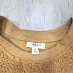 Style & Co Tan Camel Plush Sherpa Sweatshirt 2X Photo 1