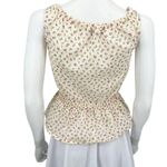Madewell  Top Women Size XXS Blouse Shirred Drawstring Floral Tank Top Bight Bud Photo 2