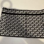 Michael Kors MICHAEL Infinity Scarf Black White Logo Stripe Photo 1
