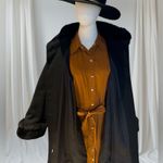 Steve by Searle Vintage Penny Lane Black Wool Cashmere Blend Satin sz P12 Photo 8