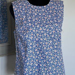 1901 NWOT ‎ Sleeveless Floral Top. Size Small Photo 0