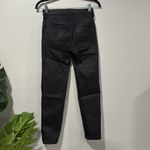 Banana Republic high rise slim wax coated jeans Black Size undefined Photo 1