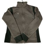 Columbia Women's Convert Textured Athletic Full-Zip Jacket Gray Size L Workout Photo 7