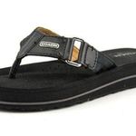 Coach Black Flip Flop Sandals size 9 Photo 0