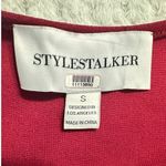 Stylestalker Natalia Wrap Dress Women's Small Red Ruffles Short Sleeves V-Neck Photo 6