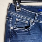 Apt. 9  fleur de Lis embroidered and bedazzled denim Bermuda shorts size 2 Photo 5