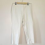 Talbots SALE! Cream The Chatham Ankle Curvy Pants Size 16W EUC Photo 0