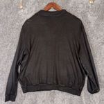 Alfred Dunner Black Collared Sweatshirt Cottage Core Gradma 80s 90s Size L Size L Photo 3