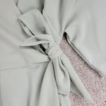 ASOS  Womens Dress 4 Mint Green Textured Wrap V Neck Plunge Kimono Tie Waist Photo 12