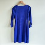 Elie Tahari  Royal Blue dress‎ w/ pockets long sleeve midi Photo 6