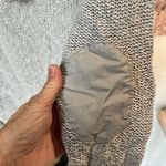 Old Navy Pullover Cotton Hoodie Warm Sweater Hooded Crochet Womens Large Taupe Photo 7