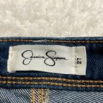 Jessica Simpson  denim skirt size 27 adorn high waist skirt distressed button up Photo 4