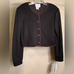 Karin Stevens  Women's VTG Pleated Sleeveless Geo Ethnic Dress+Cardigan Set|Sz:8 Photo 6