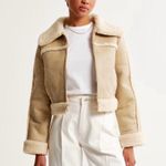 Abercrombie & Fitch vegan suede Sherpa jacket Photo 0