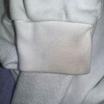 Abercrombie & Fitch Soft A&F White Fleece Hoodie Sweatshirt XS Cropped Logo Photo 5