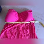 Vince Camuto Dragon Fruit Crochet Draped Tankini M Photo 4