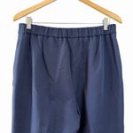 T Tahari Women's Navy Pull On Stretch Ankle Dress Pants Size 10 Officecore Photo 4