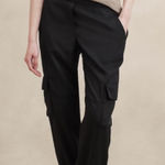 Banana Republic  Factory Black Cargo Joggers Photo 0