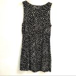 Forever 21  sleeveless bow embellished front dot print dress L Photo 2