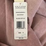 John Paul Richard NEW Uniform  12 Washable Suede Jacket Open Front Blush Pink Photo 4