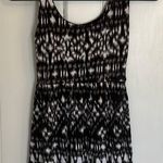 AQUA Black And white Jersey Dress. Size Small Photo 0