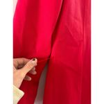 Doncaster  Jacket Women's 6 Red Trench Coat NWT Double Breasted Cotton Belted Photo 6